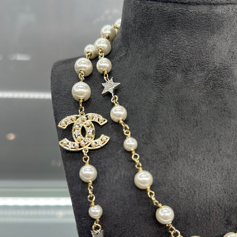 Mua Dây Chuyền Chanel Pearl Necklace Màu Trắng  Chanel  Mua tại Vua Hàng  Hiệu h045195